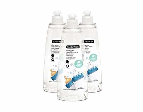 Product Suavinex - Pack de 3 detergentes de 500 ml para biberones y