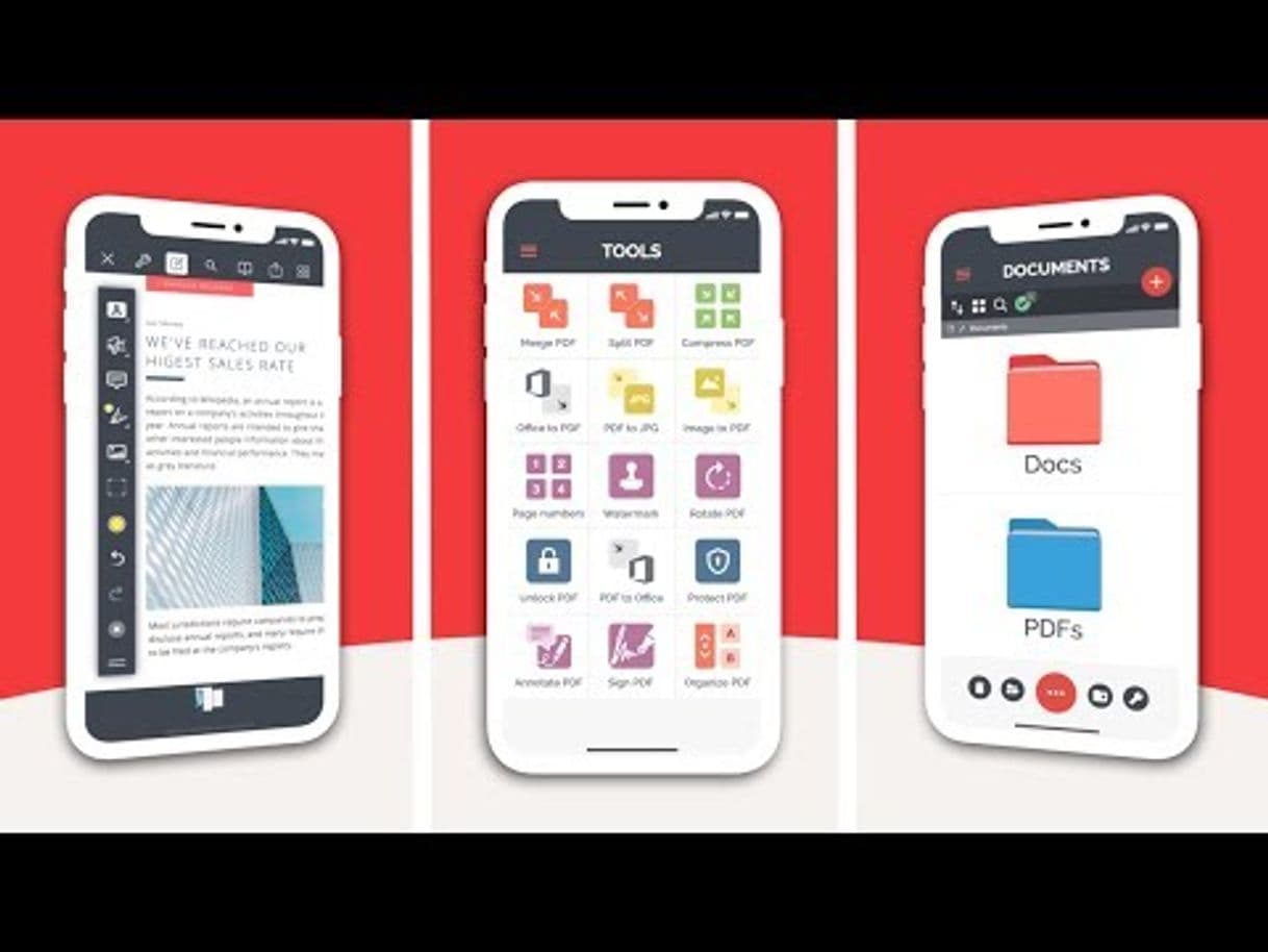App iLovePDF - Editor y lector PDF
