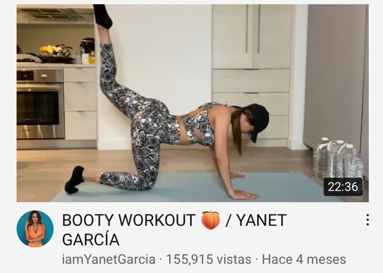 Fashion BOOTY WORKOUT / YANET GARCÍA - YouTube