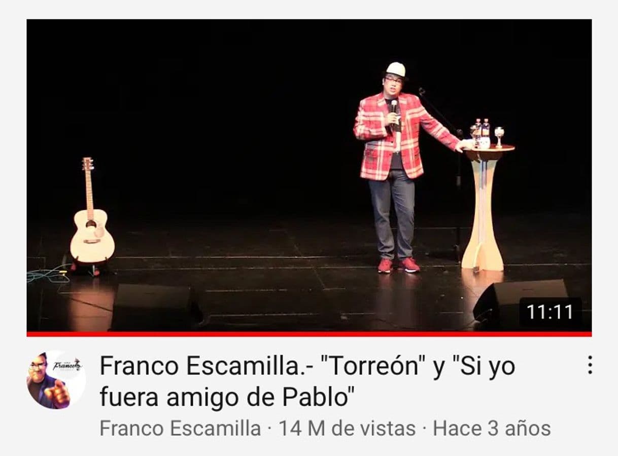 Fashion Franco Escamilla.- "Torreón" y "Si yo fuera amigo de Pablo" - YouTube