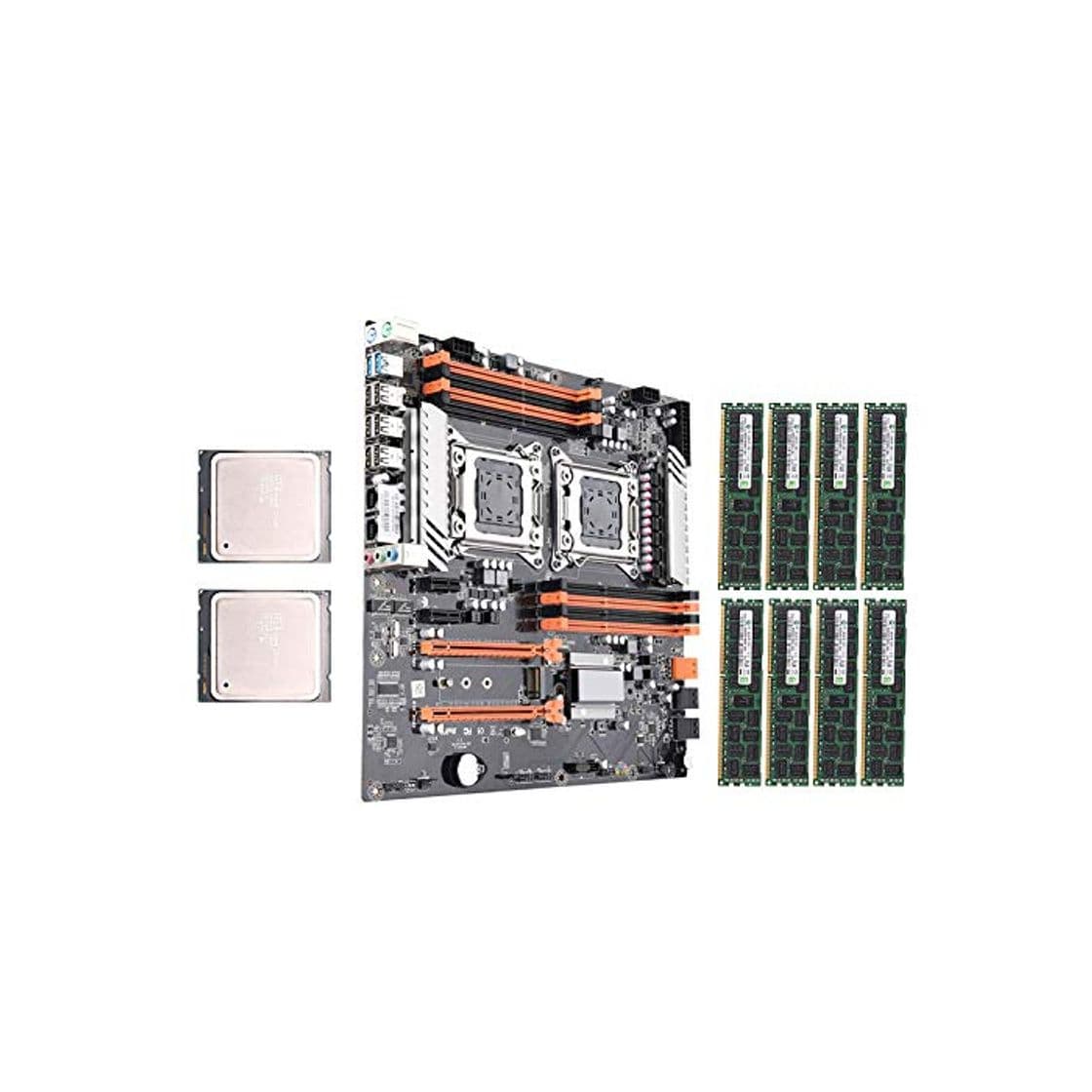 Producto Domilay X79 Dual CPU LGA2011 Conjunto de Placa Base con Intel Dual E5