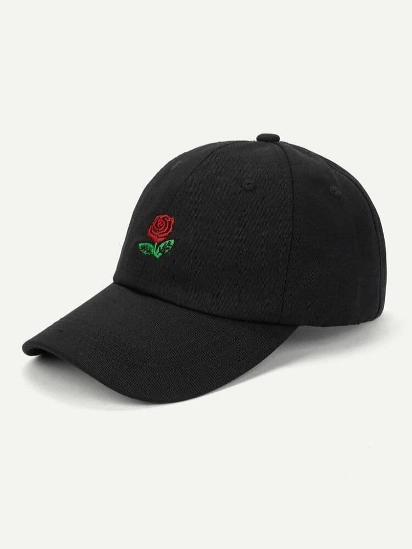 Moda Gorra de béisbol de hombre con bordado de rosa

