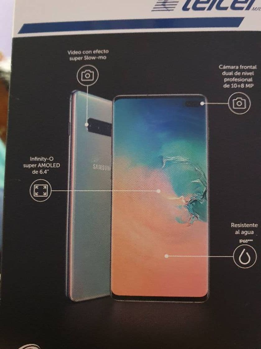 Electronic Samsung Galaxy S10+ - Smartphone de 6.4" QHD+ Curved Dynamic AMOLED