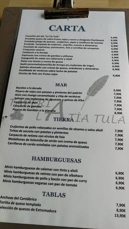 Restaurants Tapería La Tía Tula