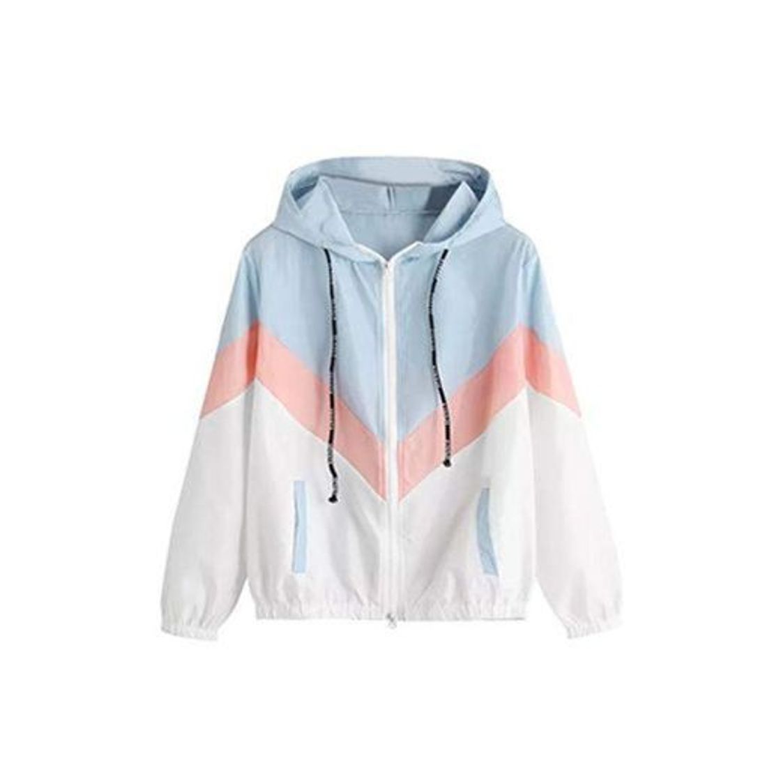 Producto Overdose Nuevo Modelo De Moda Mujeres Manga Larga Patchwork Piel Fina Trajes con Capucha Cremallera Casual Sport Coat Sudadera con Capucha Superior