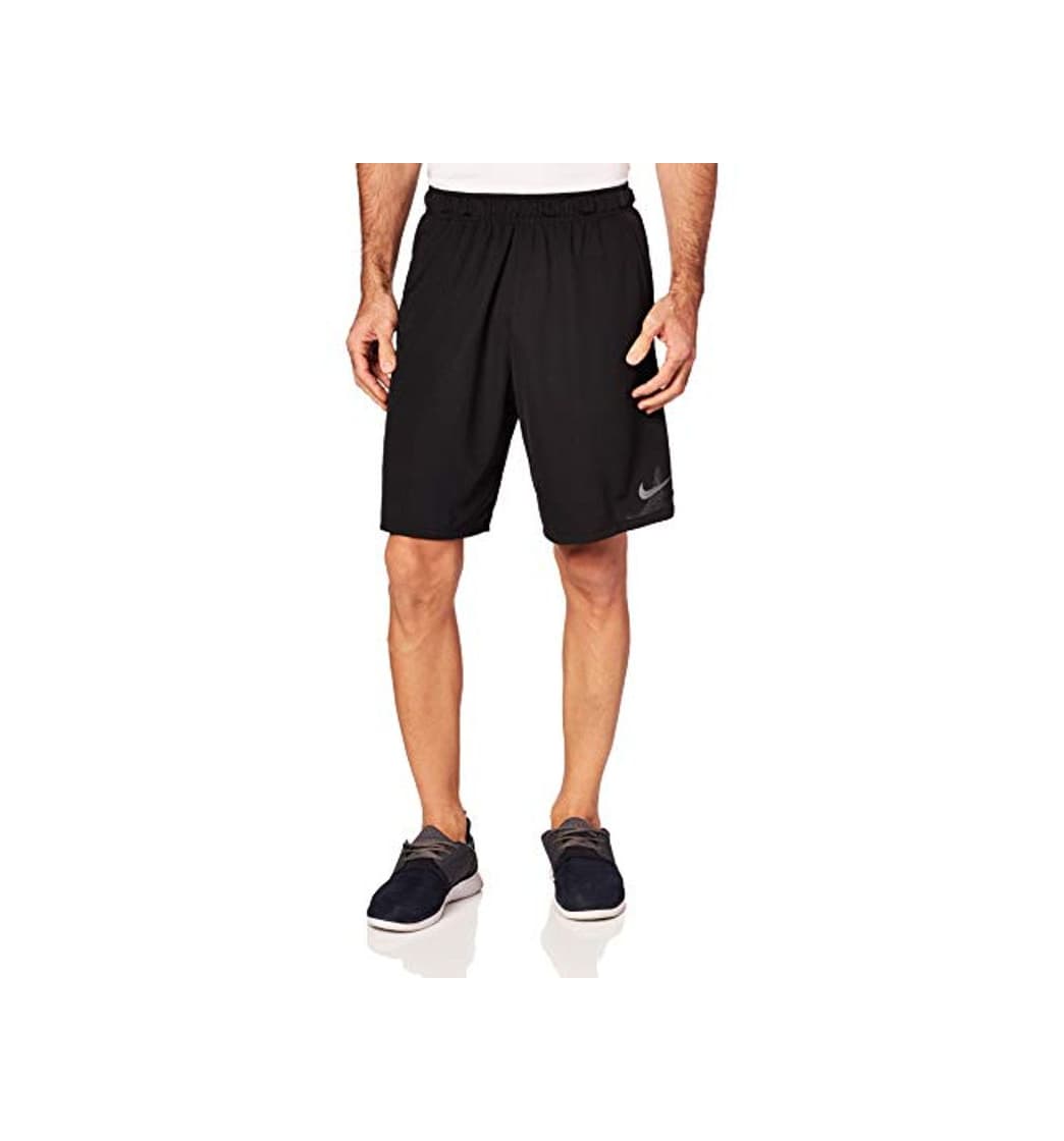 Fitness Nike Dri-Fit Shorts Men Pantalones Cortos de Deporte, Hombre, Negro