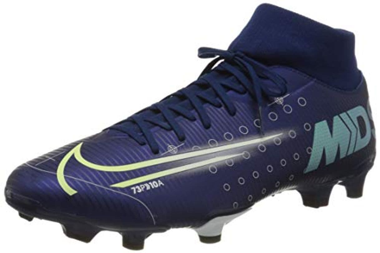 Product Nike Superfly 7 Academy MDS FG/MG, Zapatillas de Fútbol Unisex Adulto, Azul