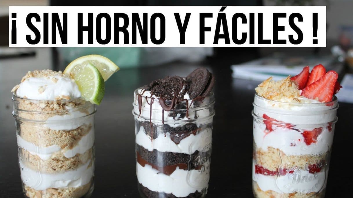 Moda Postres sin horno