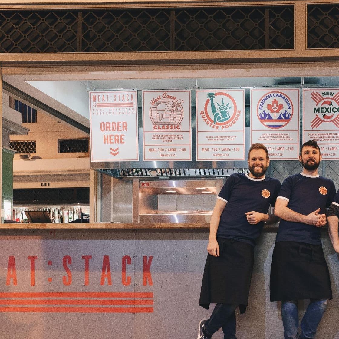 Restaurantes Meat Stack Grainger Market