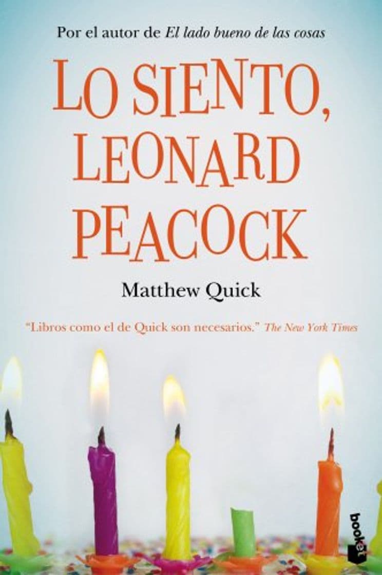 Libro Lo siento, Leonard Peacock