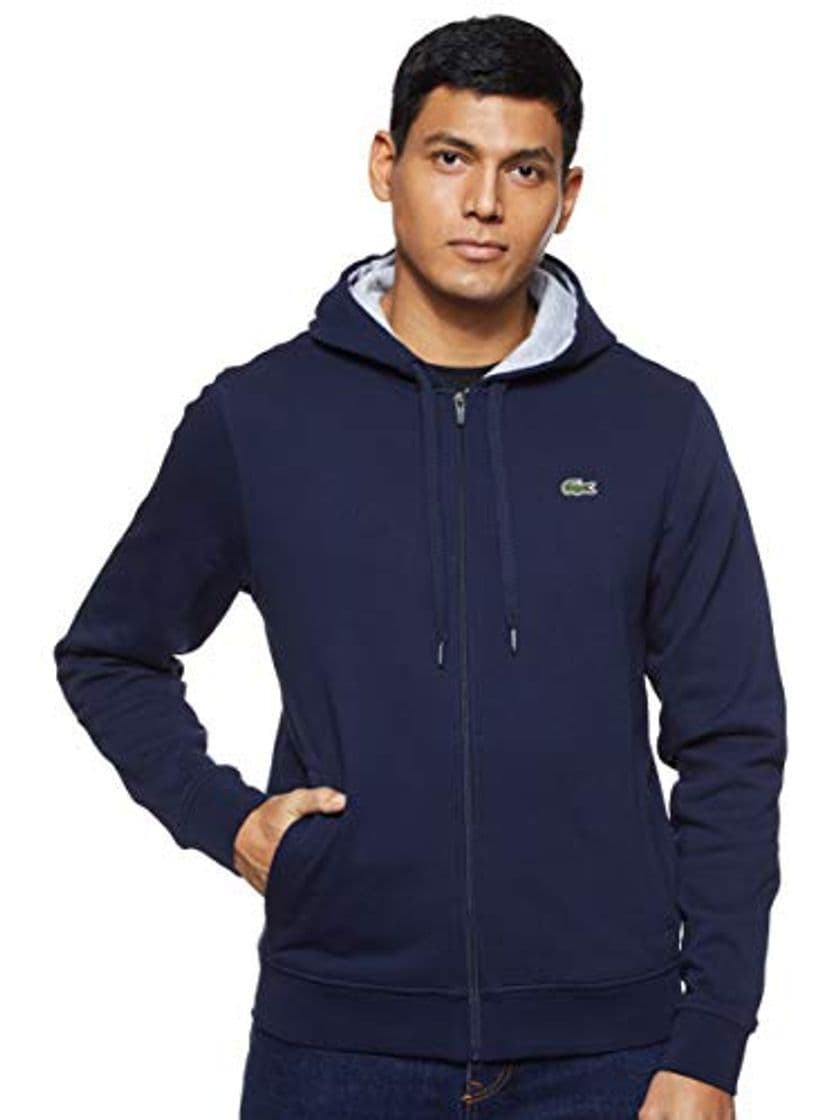 Producto Lacoste Sport SH7609 Sudadera con Capucha, Azul