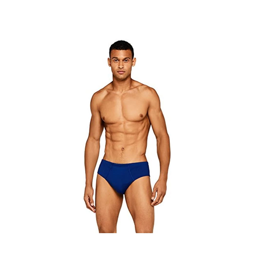 Fashion Marca Amazon - find. Bañador Hombre, Negro, L, Label