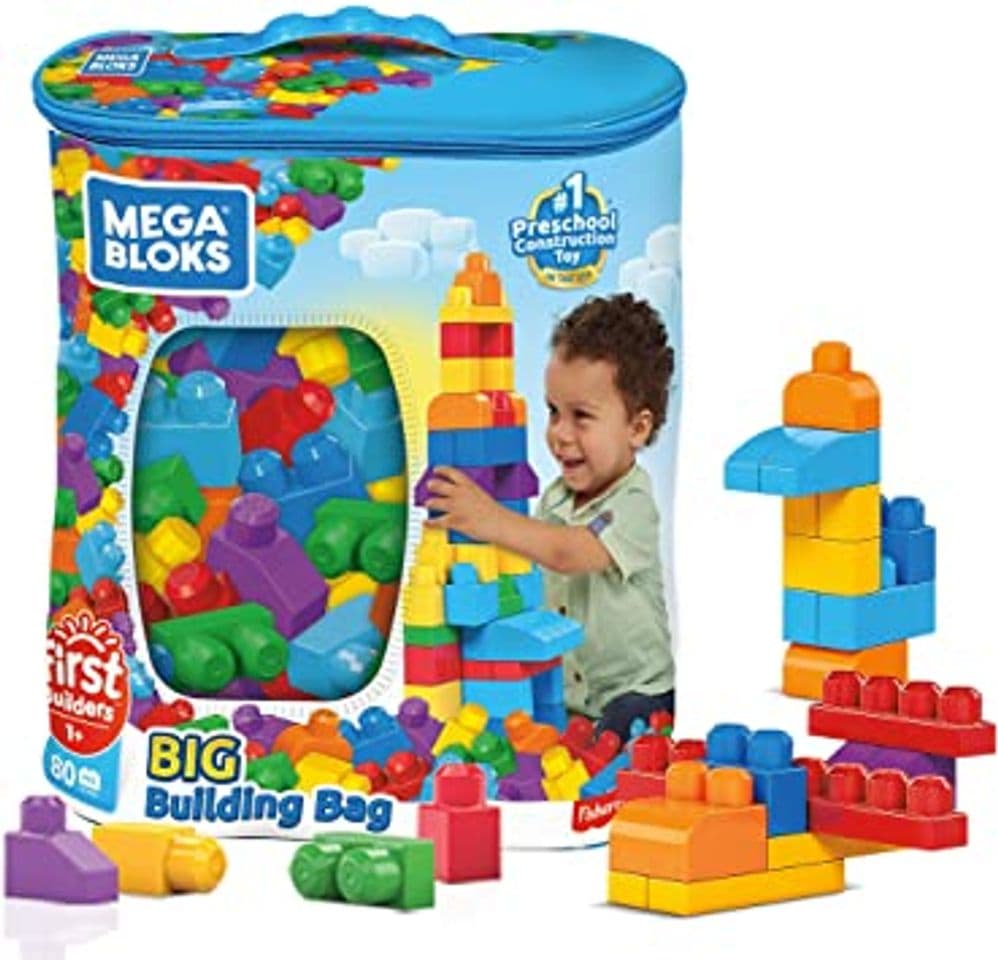 Moda Big Building Bag (classic) (80 pieces) | Mega Bloks