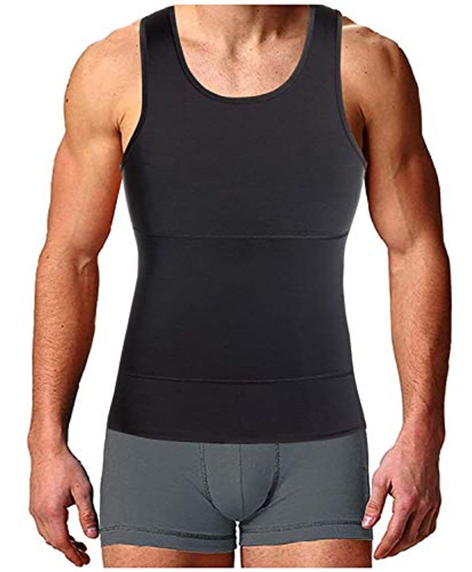 Product Bingrong Faja Reductora para Hombre Chaleco Adelgazante para Hombre Camiseta elástica para