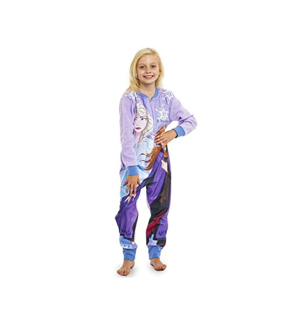 Fashion Disney Frozen Pijama Entero para Niñas De Una Pieza, Ropa Niña Invierno