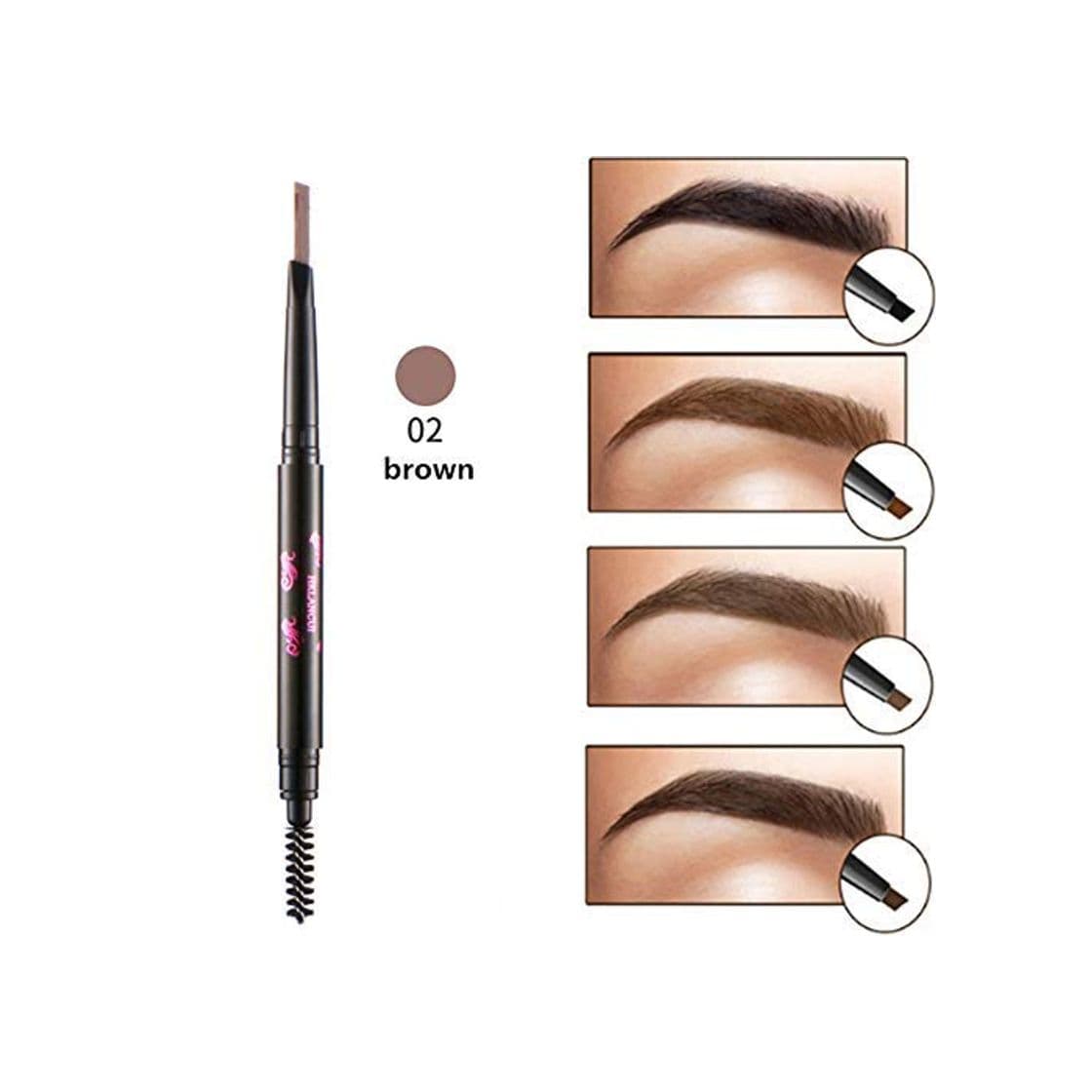 Beauty Ruwhere - Lápiz para cejas en 6 colores