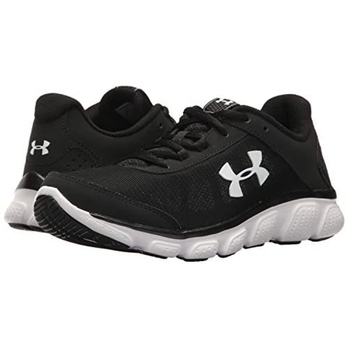 Fashion Under Armour Niñas Micro Assert 6 Zapatillas Deportivas Negro/Rosa EU 36.5