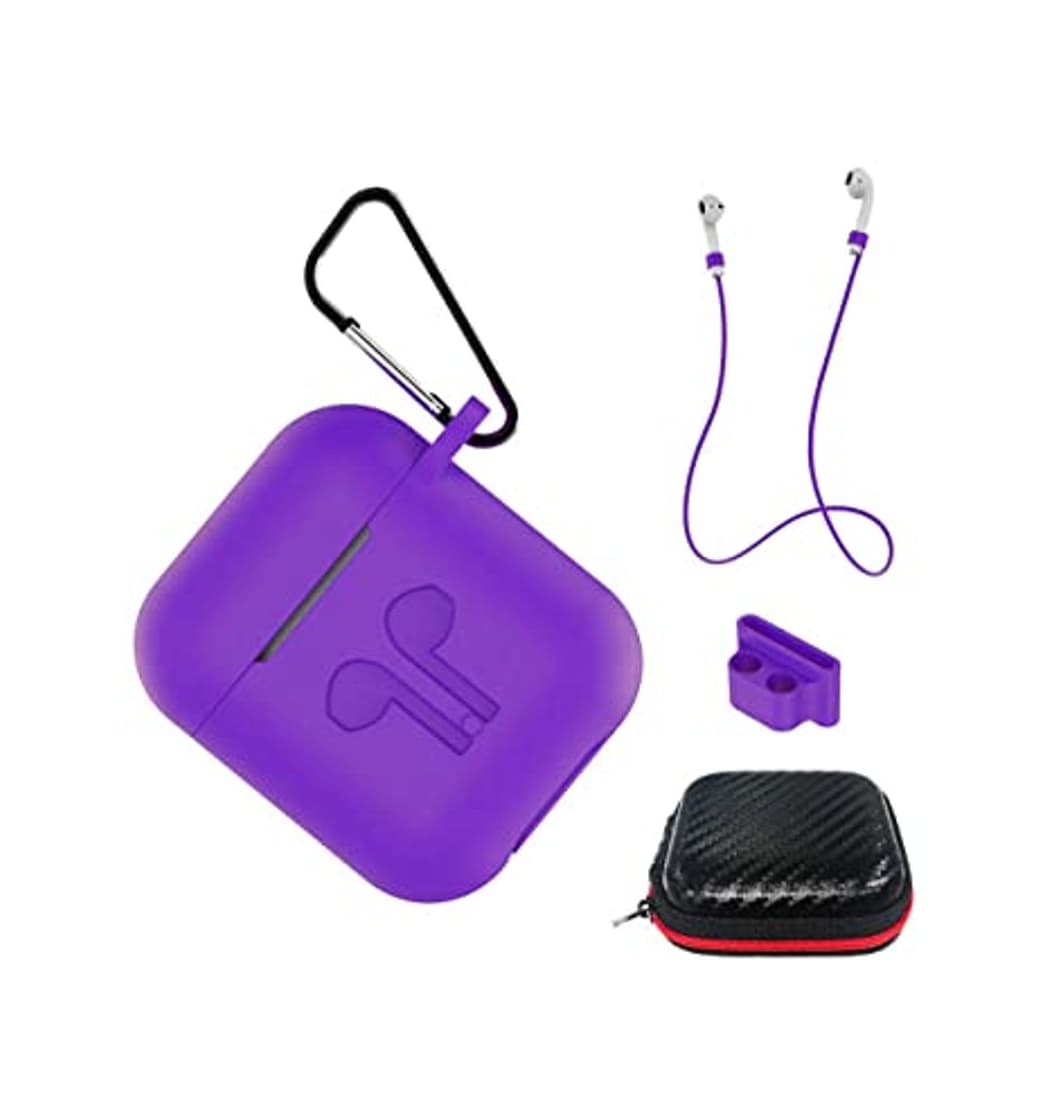 Product AICEK Funda Compatible para AirPods Silicona Carcasa para Apple AirPods 1 &