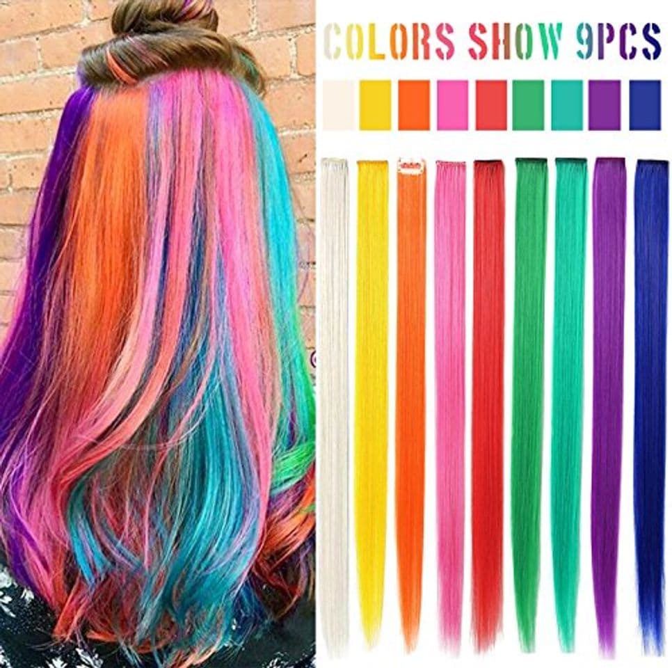 Producto Accesorios para el cabello con arco iris Muñequera con clip Multicolor Destacados