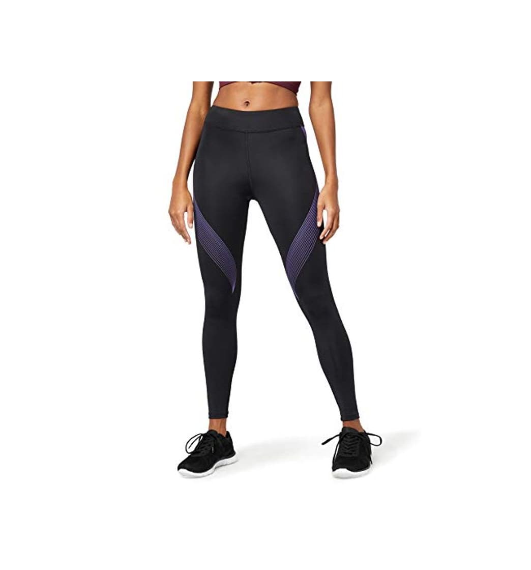 Fashion Marca Amazon - AURIQUE Bal181la18 - leggings deporte mujer Mujer, Negro