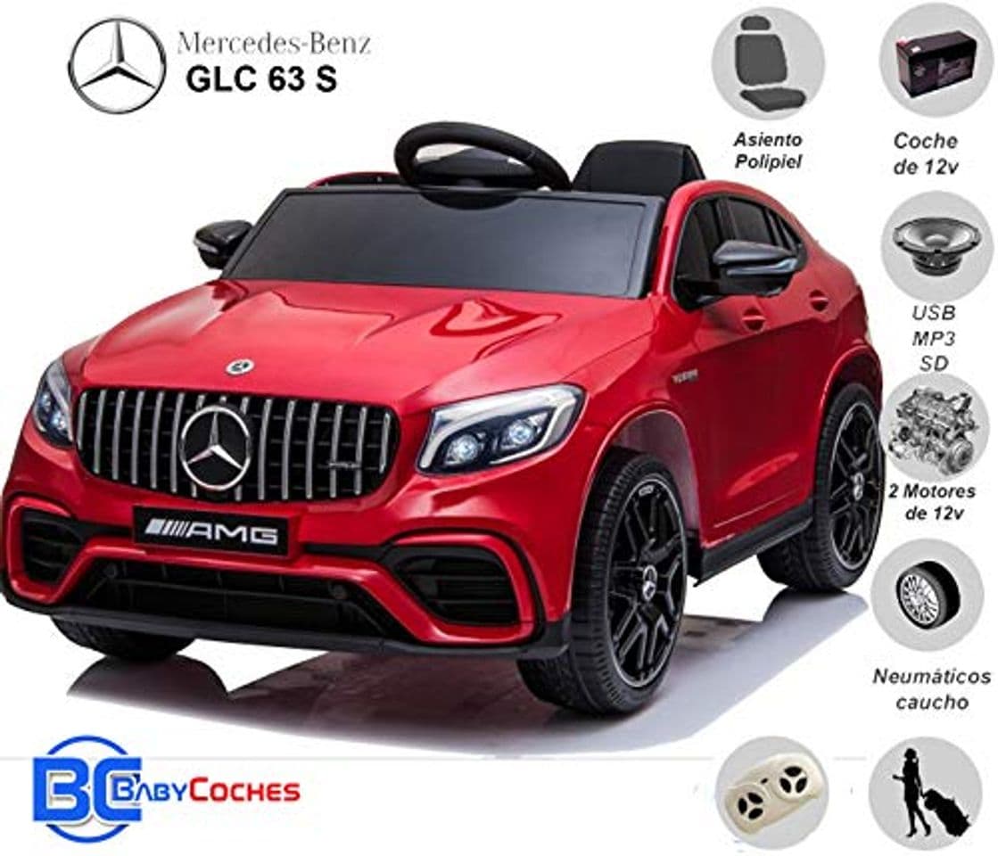 Product BC BABY COCHES Mercedes GLC 63S - Coche eléctrico para niños con