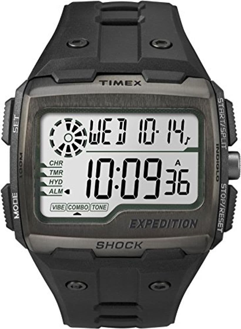 Place Timex Grid Shock - Reloj digital con correa de resina para hombre