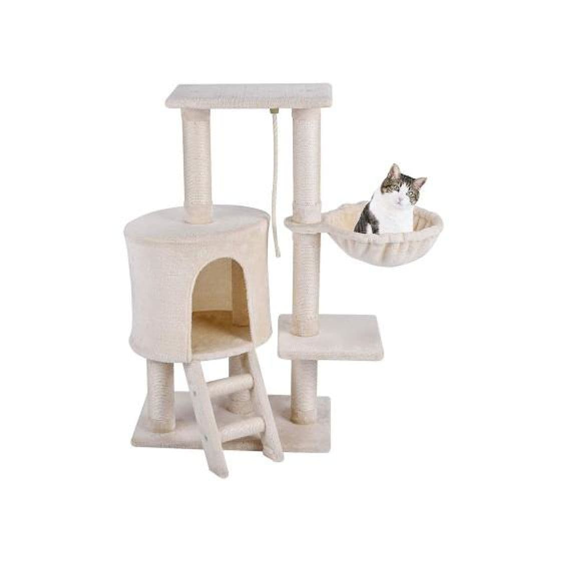 Producto MC Star Árbol para Gato torre de escalada 120cm Gris Estable Rascador