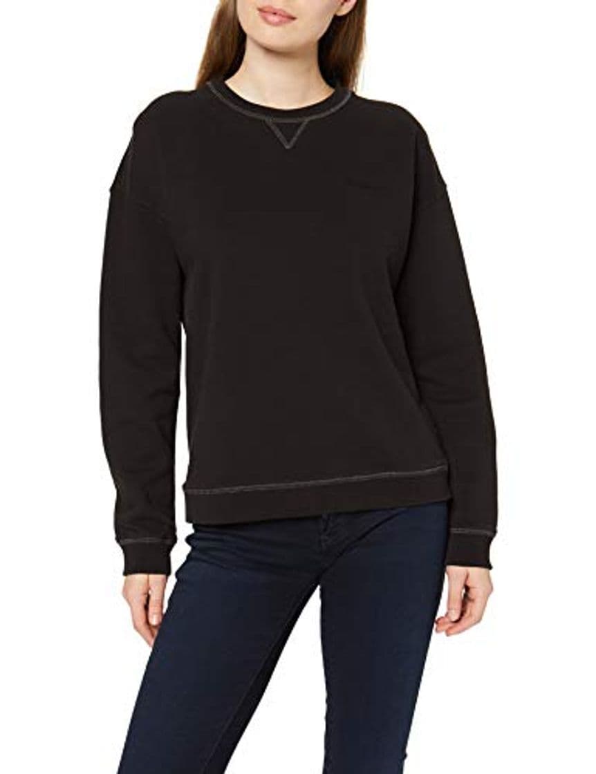 Product Pepe Jeans Crew Neck Ladies, Sudadera para Mujer, Negro