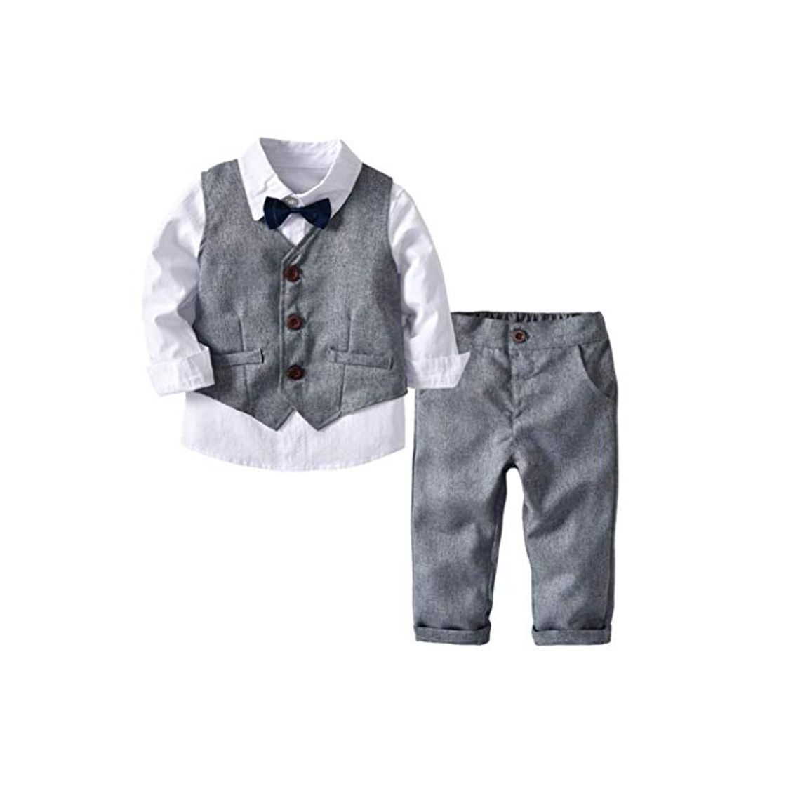 Fashion K-youth Conjunto de Cuatro Piezas para Bebé Niño 1-4 Años Ropa Niño