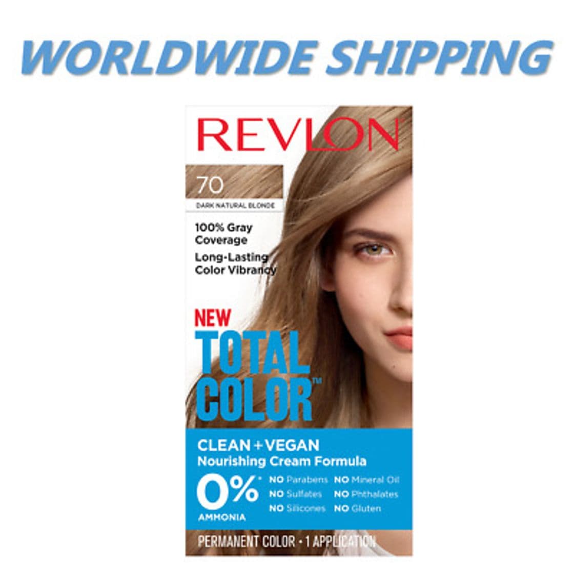 Moda Tinte para el cabello Revlon de color total, 100% cobertura 