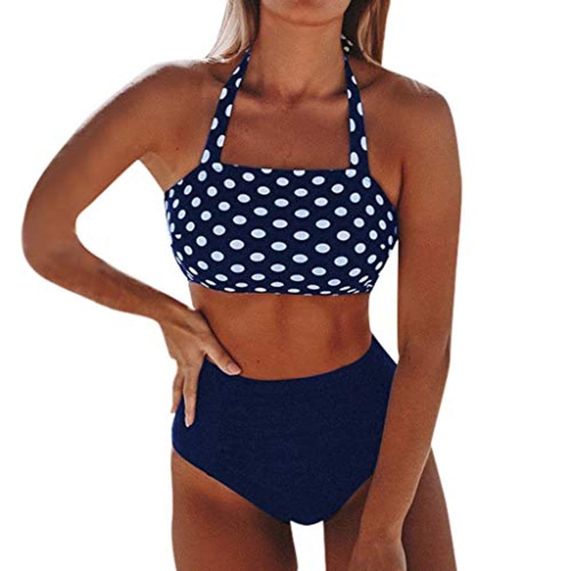 Moda TUDUZ Mujer Bikini Chaleco Halter Tops Tankinis Ropa de Playa Traje De