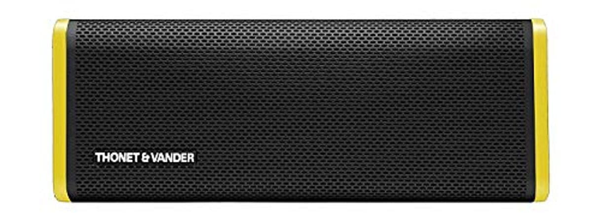 Product Thonet and Vander Frei Portable Bluetooth Speaker (Black/Yellow) Wireless with Enhanced Bass