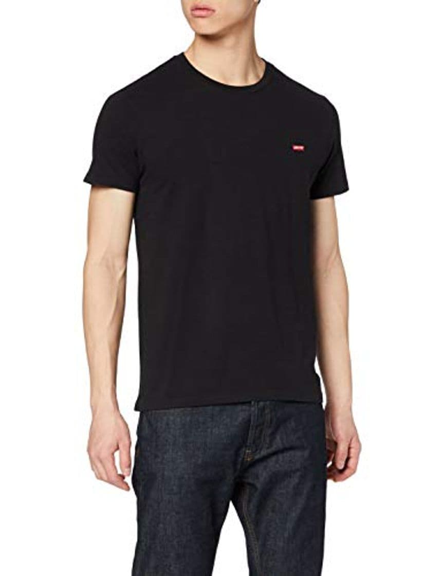 Fashion Levi's SS Original Hm tee Camiseta, Negro (Cotton