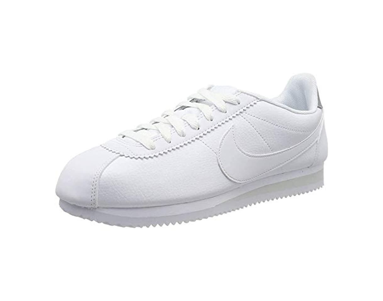 Fashion Nike Classic Cortez Leather, Zapatillas de Running para Hombre, Blanco