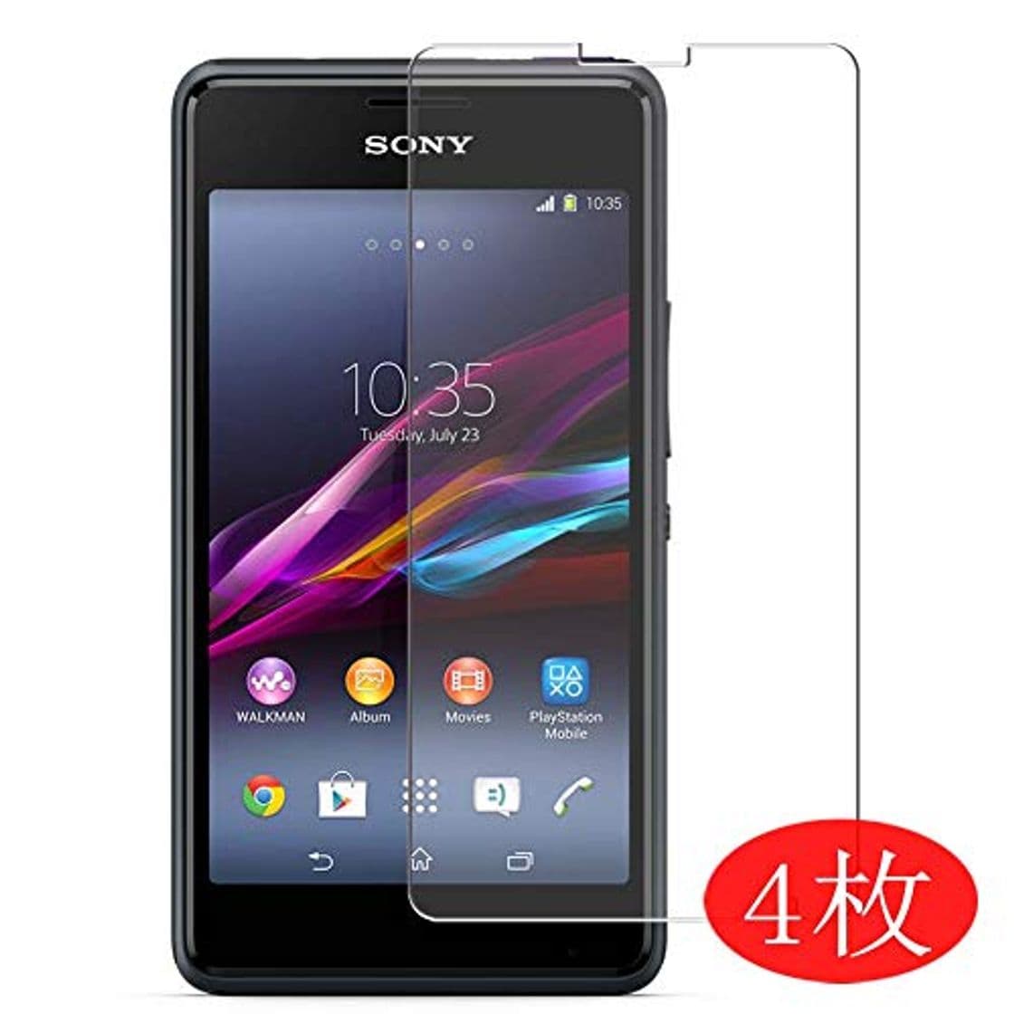 Producto VacFun 4 Piezas HD Claro Protector de Pantalla Compatible con Sony Xperia