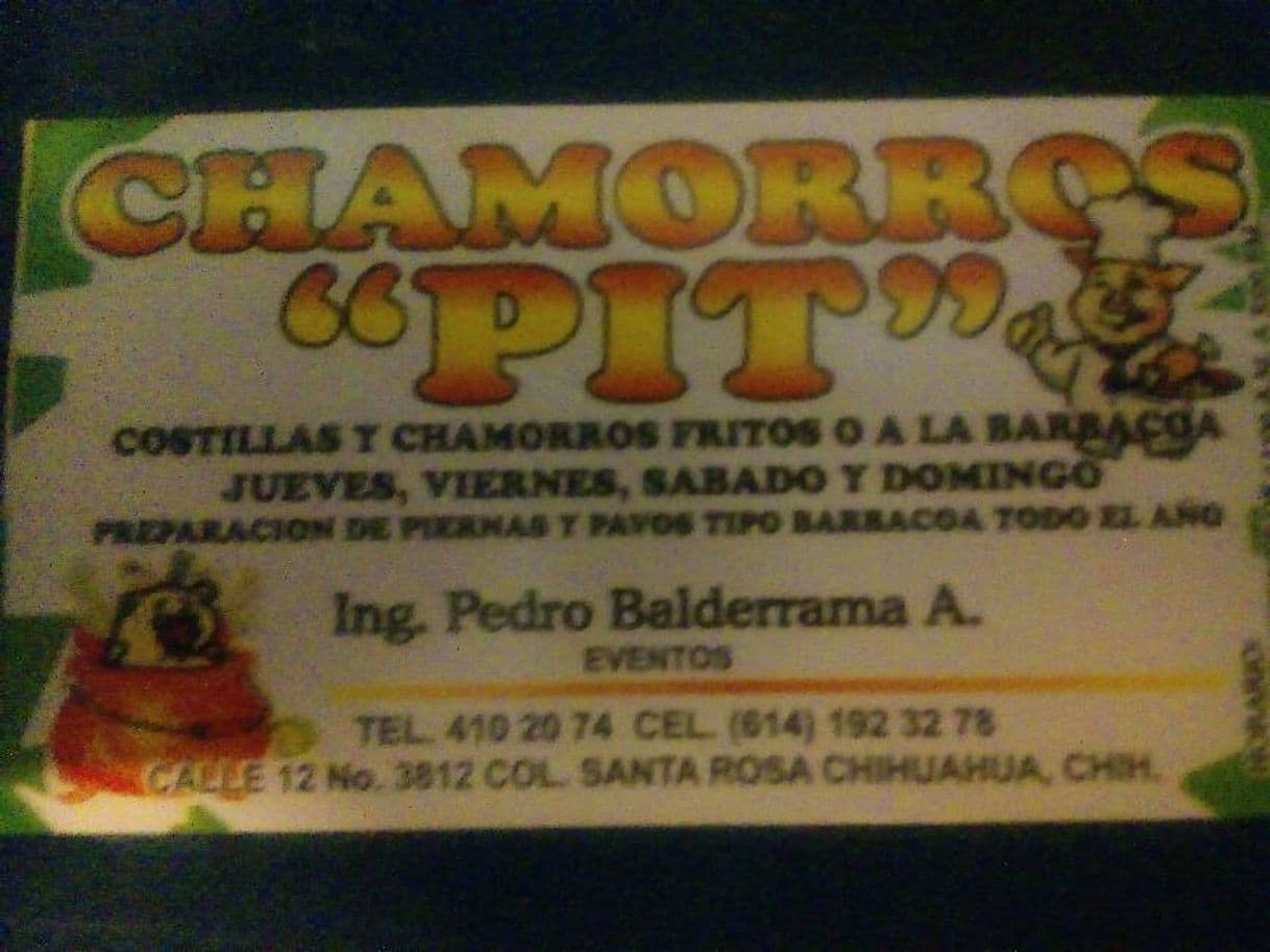 Restaurants Chamorros Pit