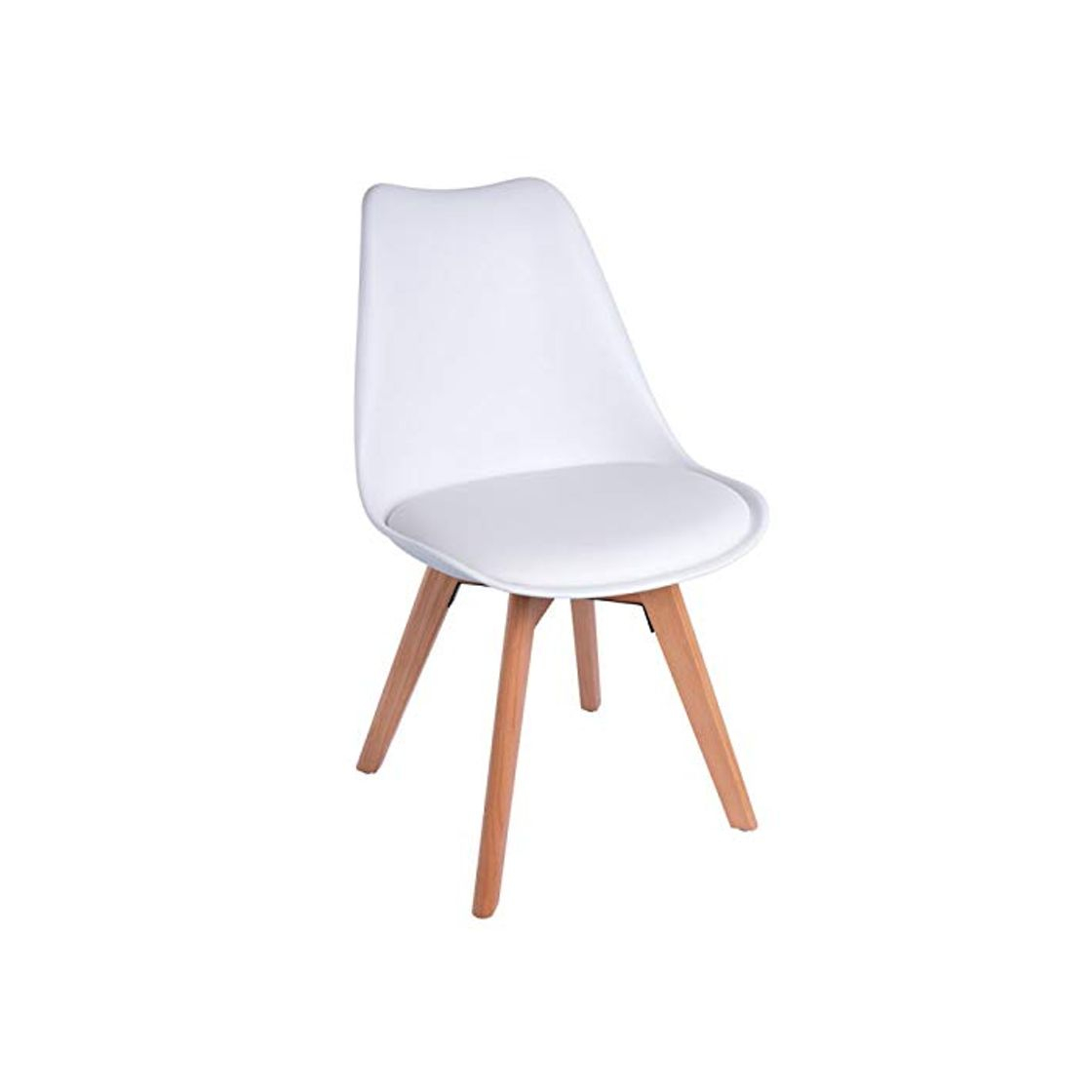 Elemento de la categoría hogar Silla Nórdica - Silla escandinava One Blanca - silla nordic scandi inspirada