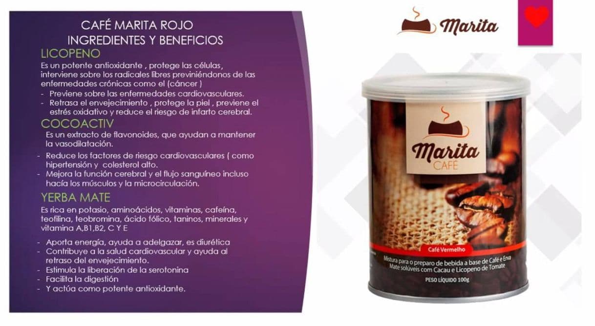 Product Café Marita Rojo