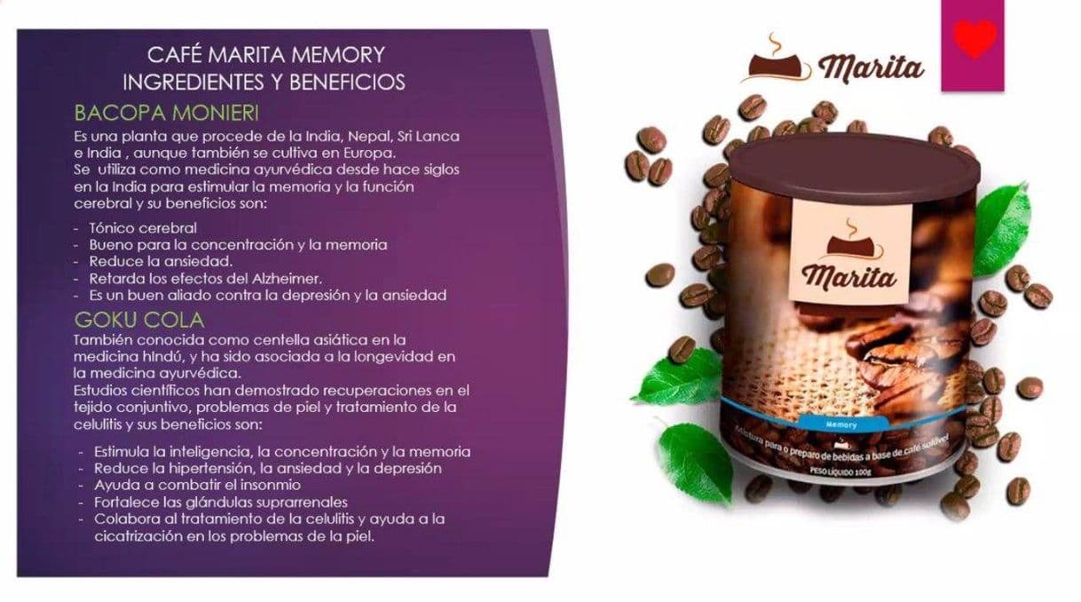 Product Café Marita Memory