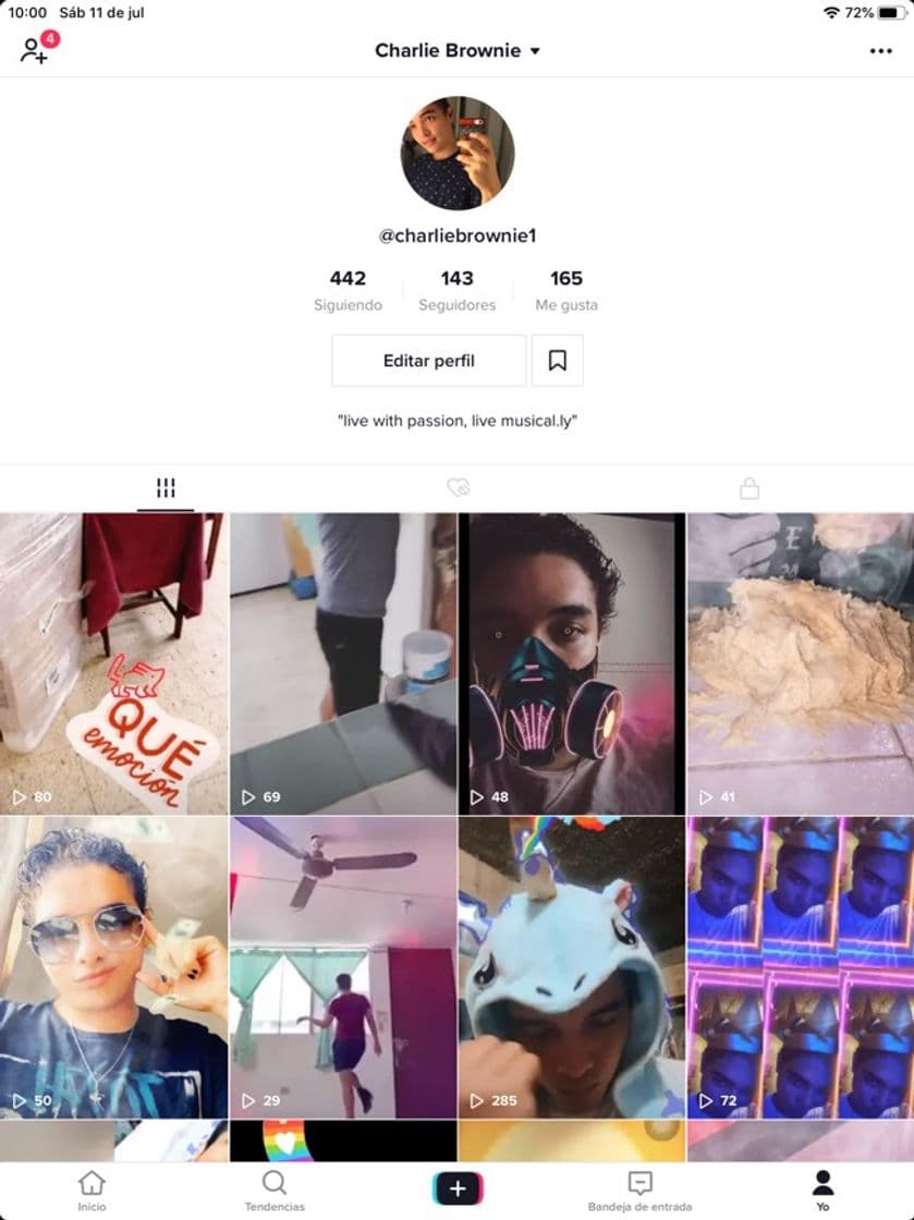 Moda Mi tik tok por si quieren seguirme 😍