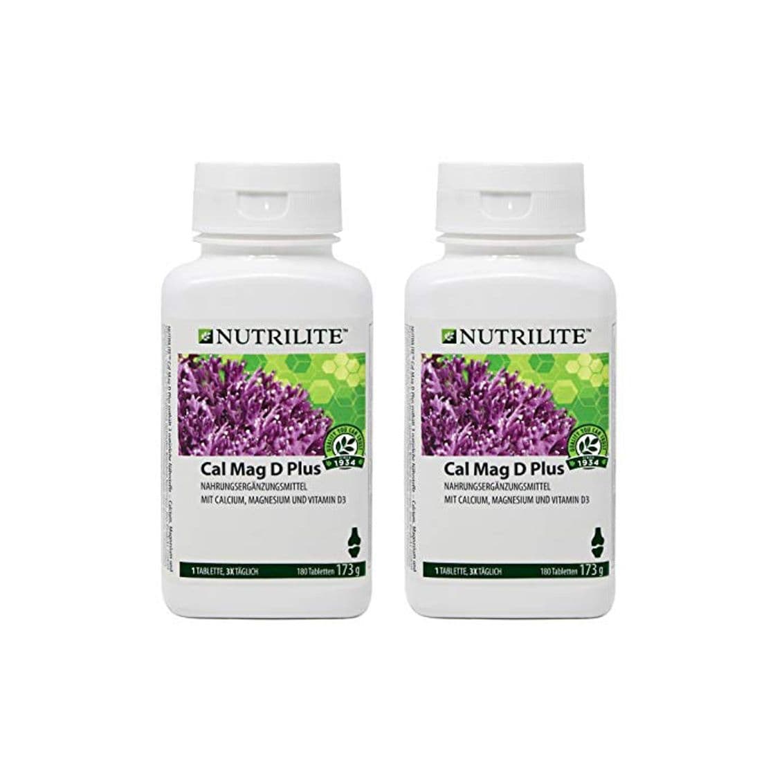 Producto Cal Mag D Plus NUTRILITE Pack 2 x 180 comprimidos para 4