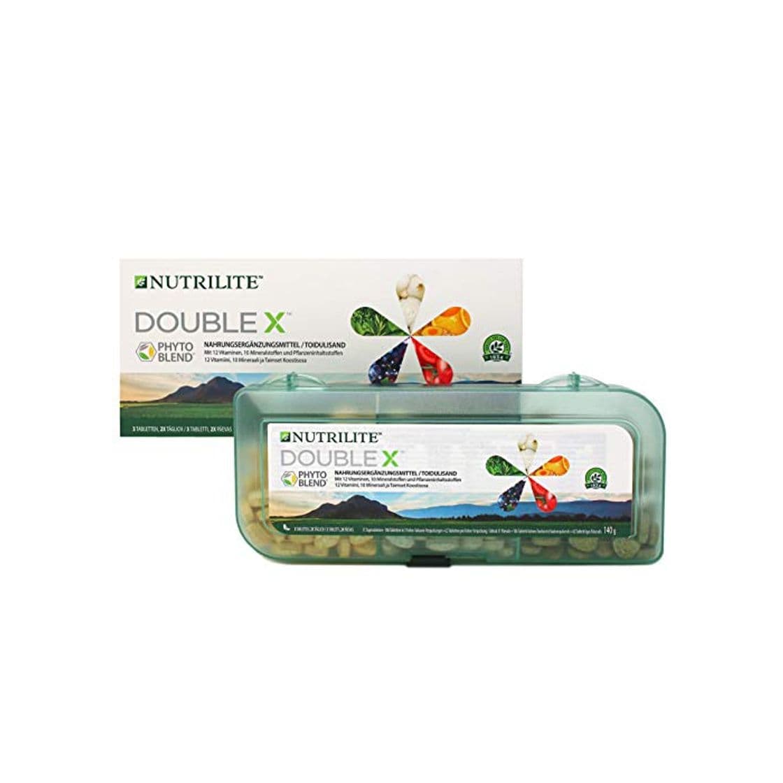 Beauty Complemento Alimenticio Multivitamínico/ Multimineral/ Fitonutriente DOUBLE XTM NUTRILITETM- Con un aroma herbal