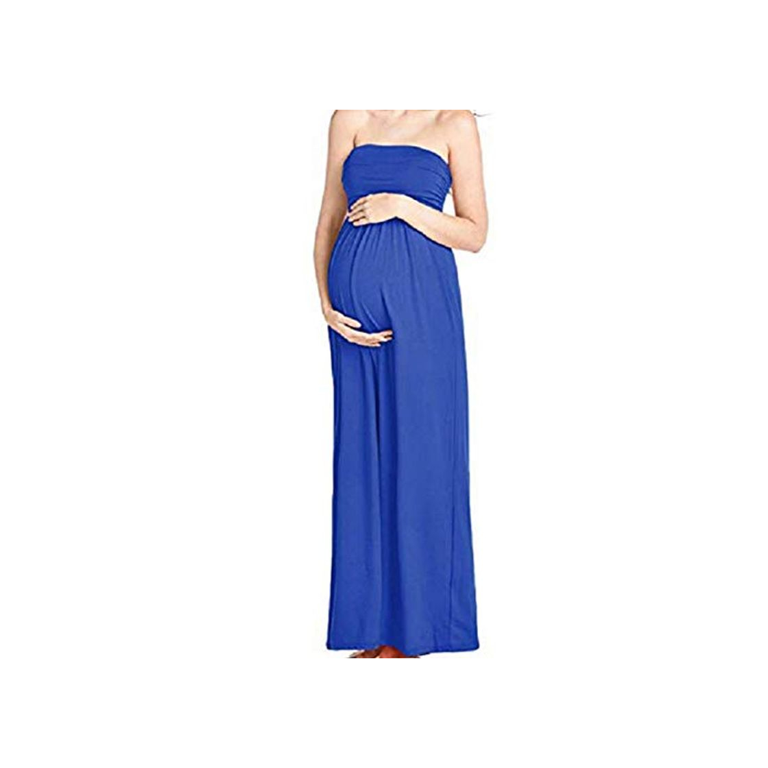 Moda Vestidos para Premamá Vestidos Vestidos para Premamá Vestido De Maternidad Vestido De Tubo Largo Sexy para Mujer Vestido De Noche Sin Mangas Sin Hombros con Hombros Descubiertos Vestido