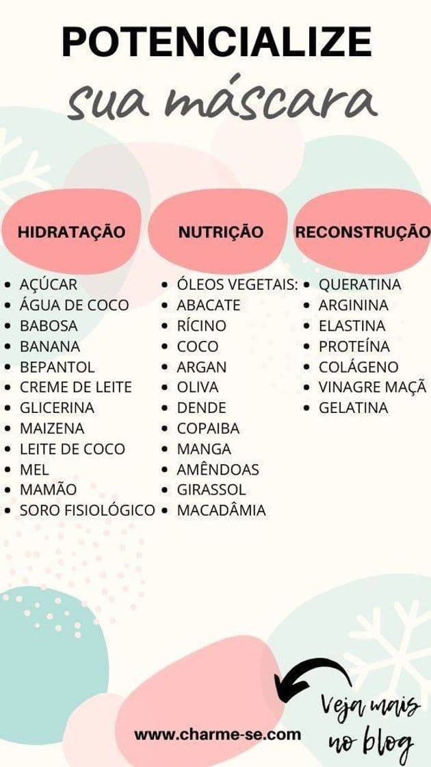 Moda Dicas para hidratação!