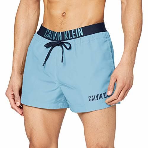 Product Calvin Klein Short Drawstring WB Bañador, Azul