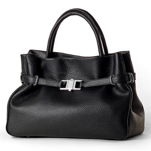 Place Loewe Strip Leather Bag Woman Black Unica INT.