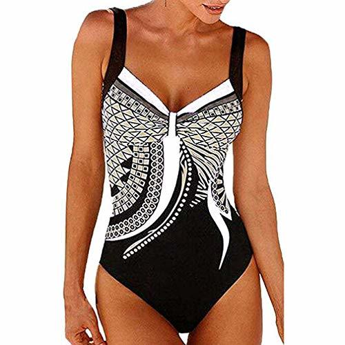 Fashion AidShunn Mujer Bikini Traje de Baño Bañador Arruga de Una Pieza 2XL