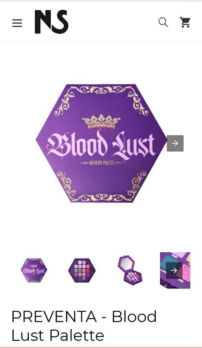 Fashion Blood Lust Palette Jeffree Star Cosmetics 