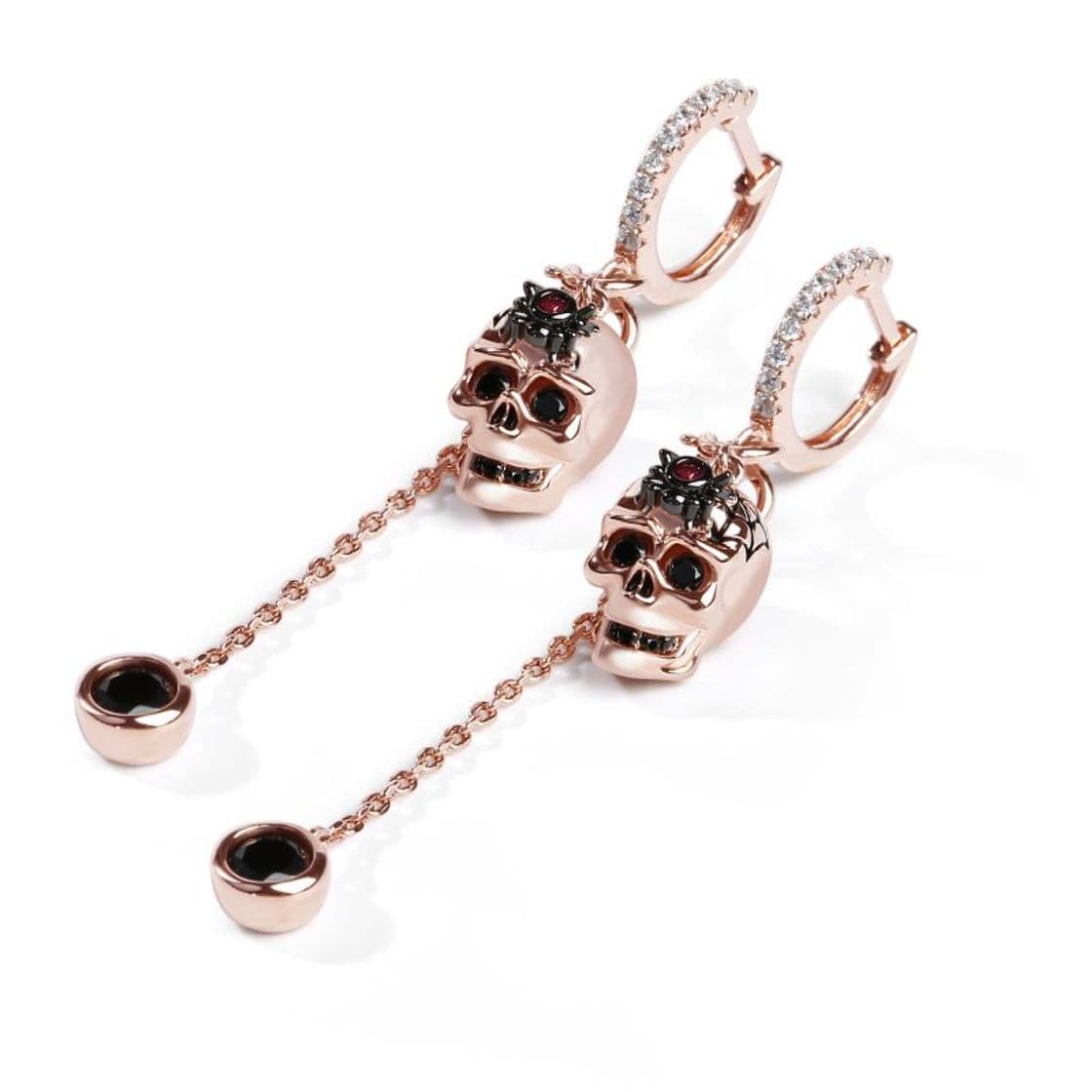 Fashion "Eternity Of Life" Earrings S925 Silver Rose Gold Plated - Gnoce ...