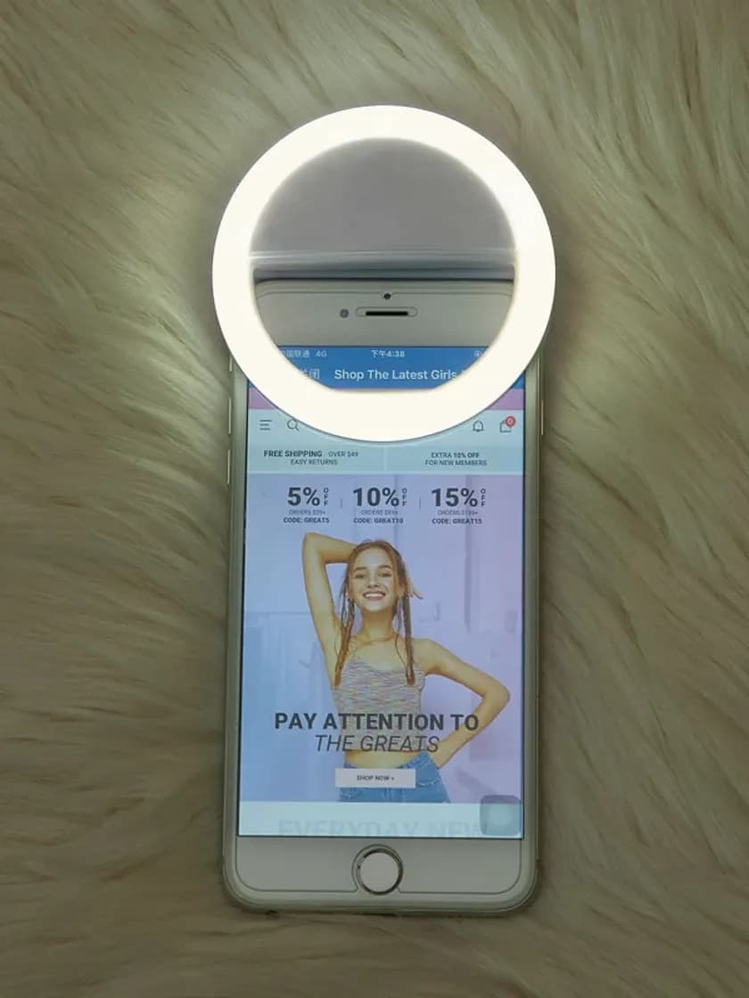 Moda Round Mobile Phone Selfie Fill Light | ROMWE